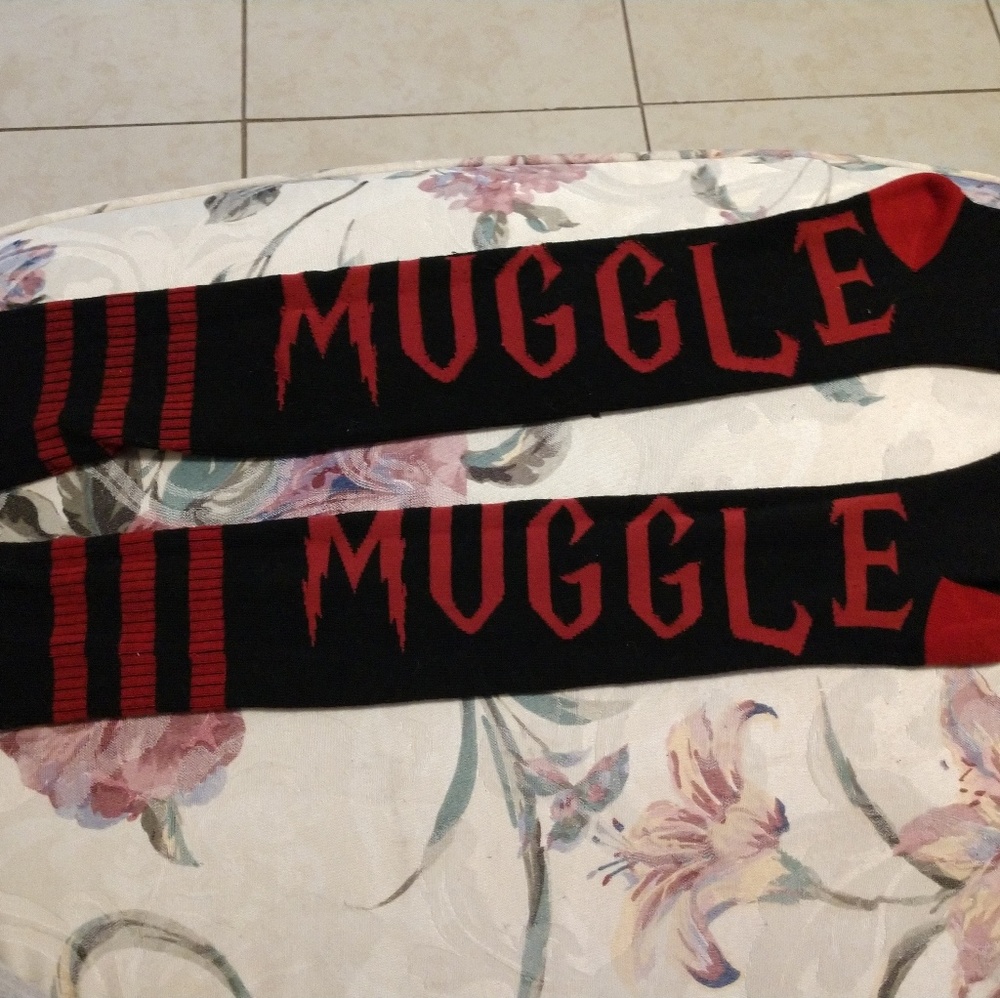 Harry potter muggle knee high socks